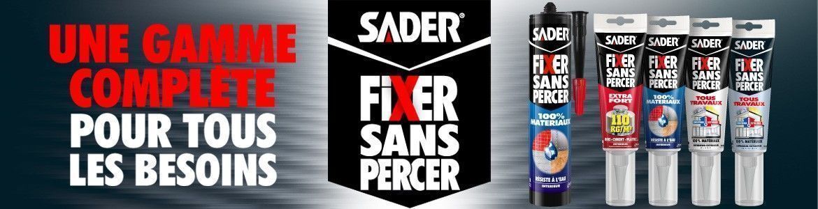 Colle Fixer sans percer express - 310ml - SADER - Mr.Bricolage